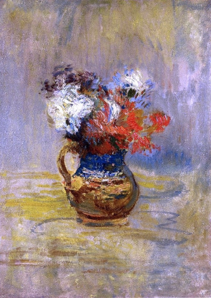 John Twachtman Flower Still Life, 18"x27" Wall Decal Print