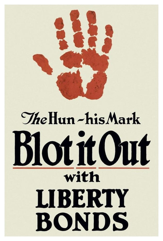"WWI: Blot It Out" Digital Paper Print, 42"x62"