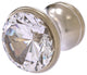 Carolina Crystal Cabinet Knob, Antique Pewter