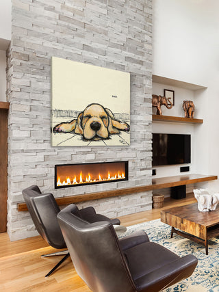 "Rest" Painting Print on Wrapped Canvas, 32"x32"