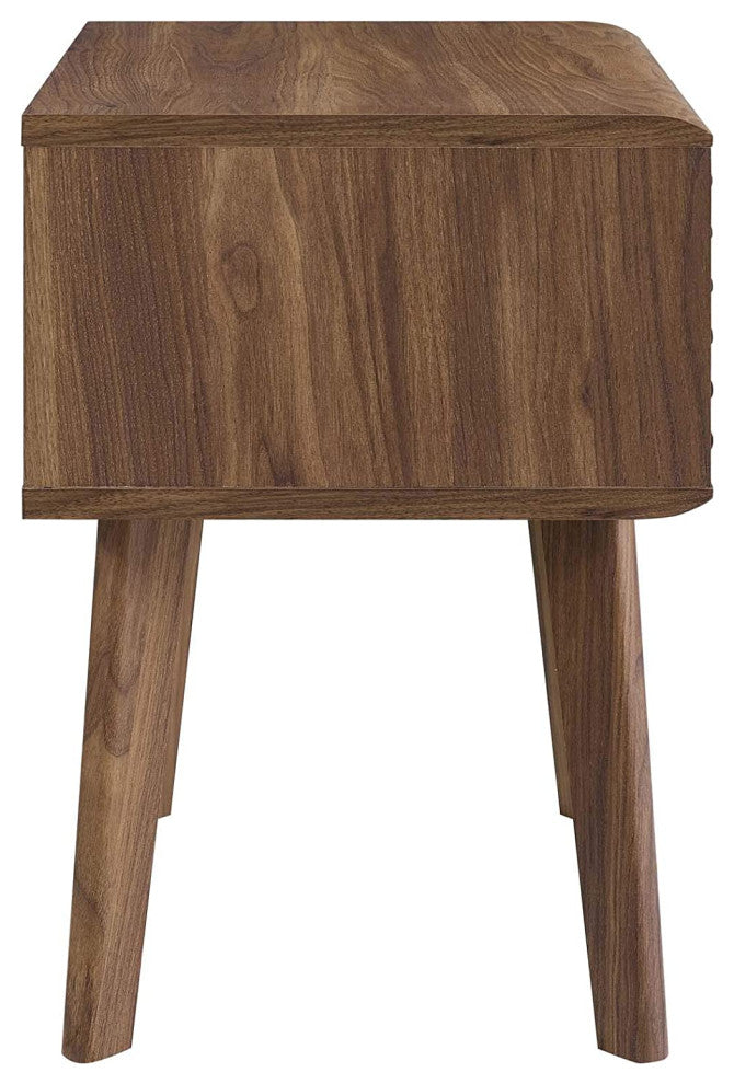 Mid-Century Modern End Table or Nightstand in Walnut