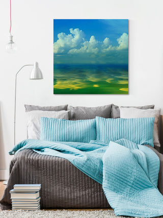 "Cumulus Clouds" Print on Canvas, 32"x32"
