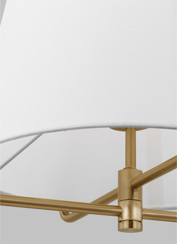 Allis One Light Pendant, Satin Brass