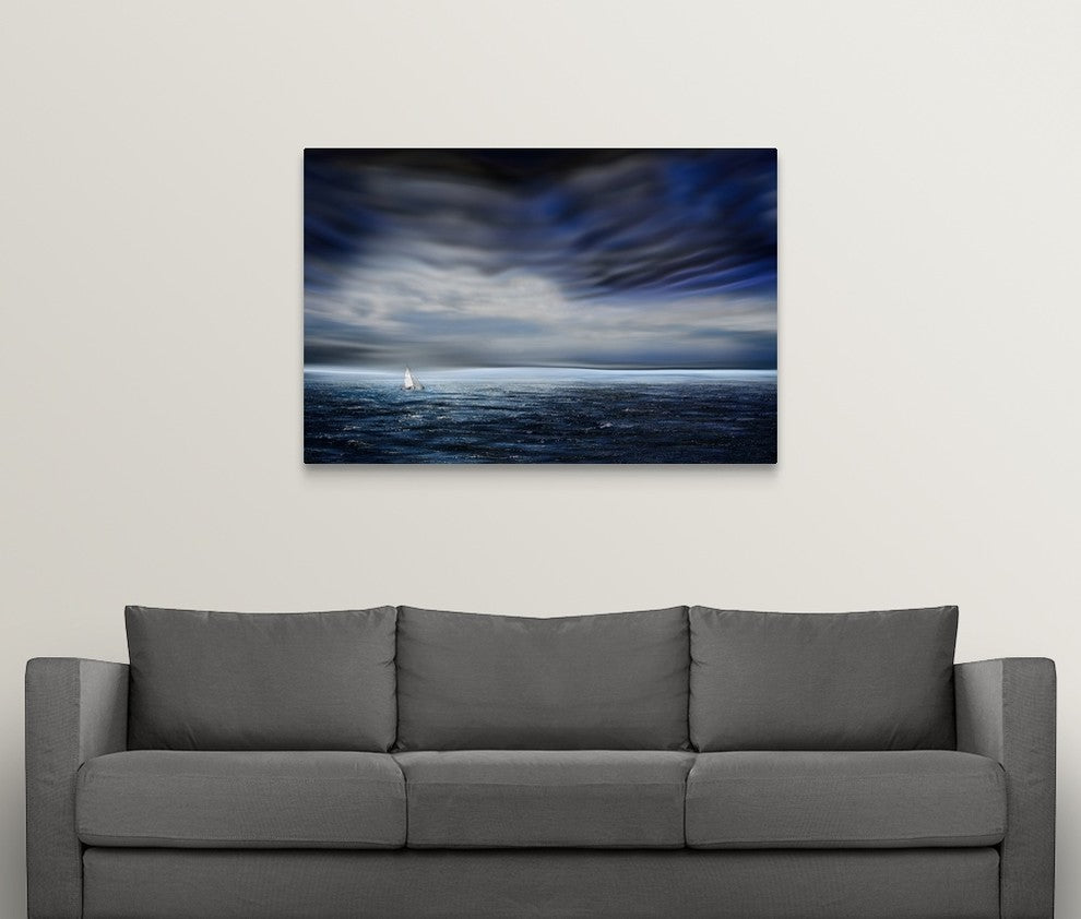 "Sailing" Wrapped Canvas Art Print, 48"x32"x1.5"
