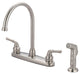 Accent Two Handle Kitchen Faucet, PVD Brushed Nickel