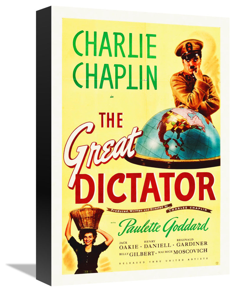 Charlie Chaplin, The Great Dictator, 1940, 11x16