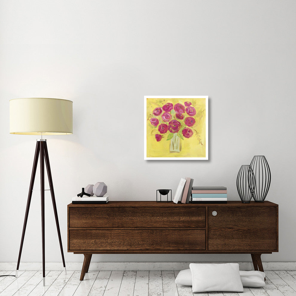 "Burst of Poppies Bright" Digital Paper Print by Farida Zaman, 26"x26"