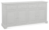 70" Traditional Sideboard Buffet, Chocolate Mousse