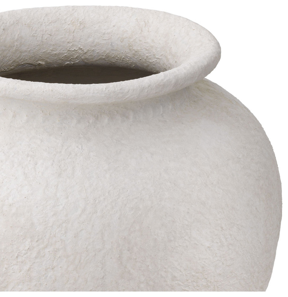 Matte White Clay Vase | Eichholtz Reine S