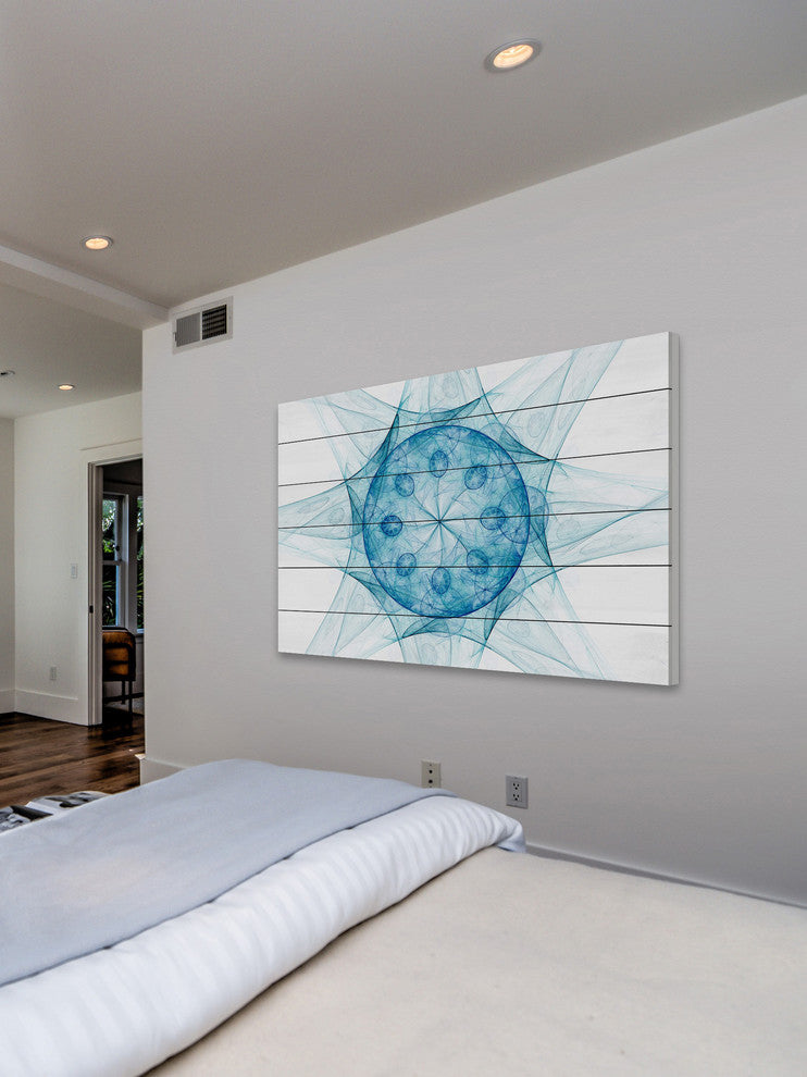 "Intimate Elegance" Painting Print on White Wood