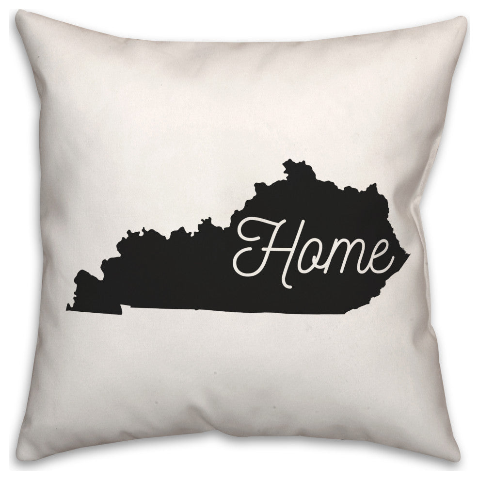 Kentucky Home 18x18 Spun Poly Pillow