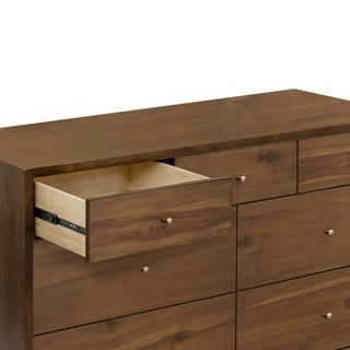 Palma 7-Drawer Assembled Double Dresser, Natural Walnut