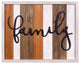 Wooden Family Framed Wall Art