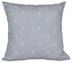 Dorothy Dot, Geometric Print Outdoor Pillow, Gray, 18"x18"