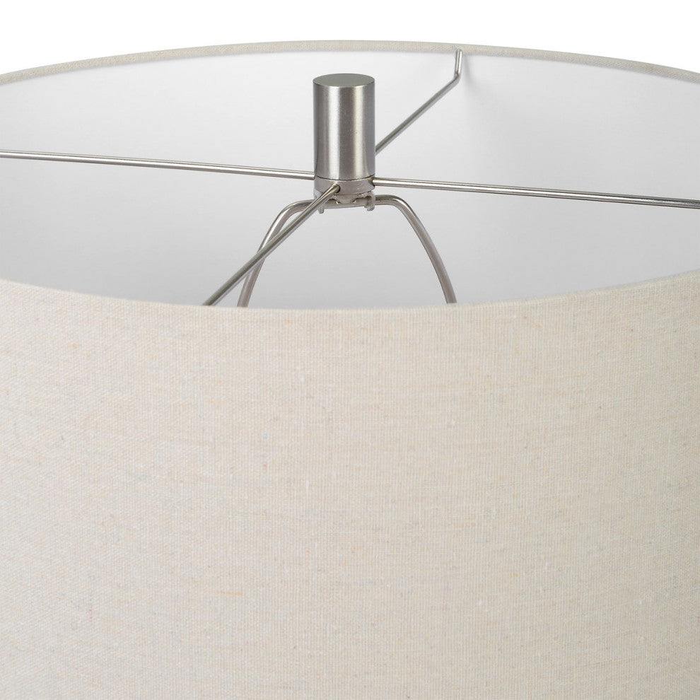 Uttermost Cyclone Table Lamp 30069-1, Ivory