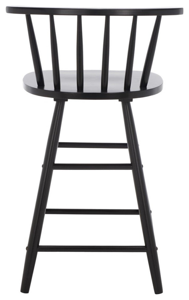 Safavieh Jay Wood Counter Stool, Black
