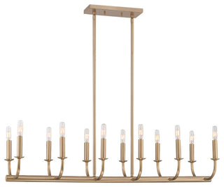 Bailey 12 Light Aged Brass Chandelier