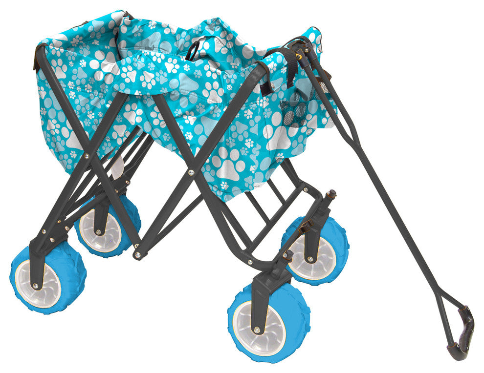 All Terrain Folding Wagon Special Print, Paws