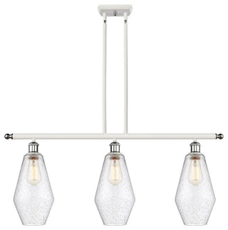 Innovations Cindyrella LED Island Light 516-3I-WPC-G654-7-LED, White and Chrome