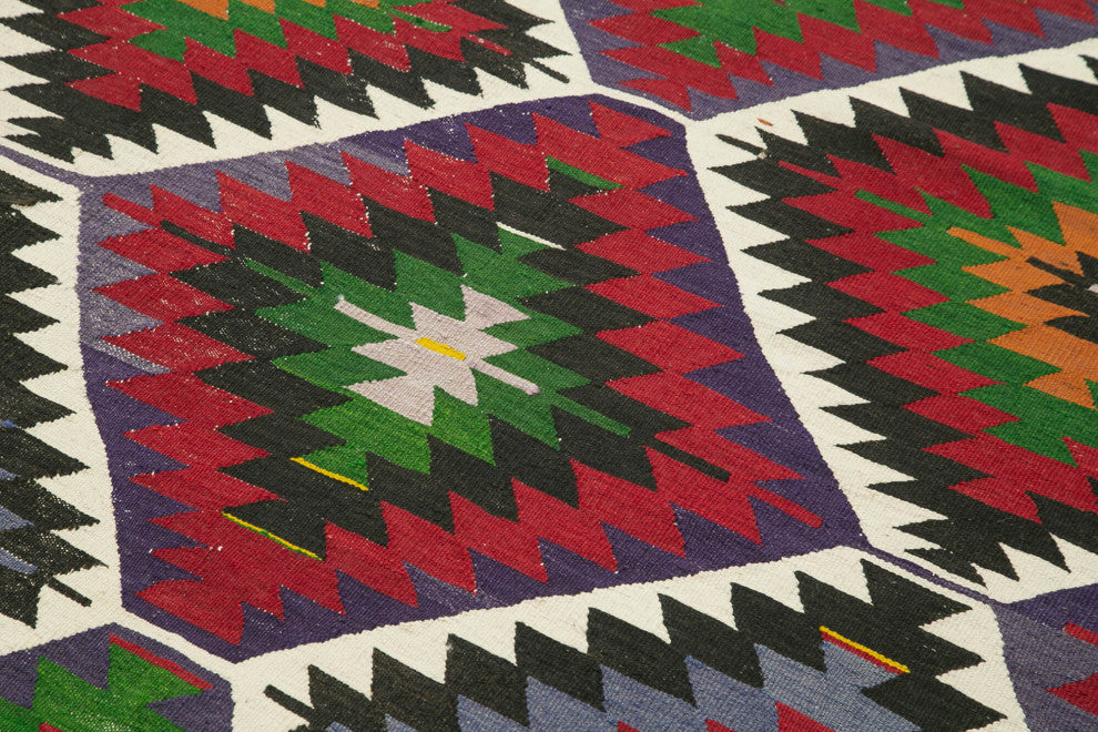 Rug N Carpet - Handwoven Oriental 4' 11'' x 9' 0'' Tribal Kilim Rug
