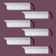 Ornate Cornice White Urethane Design 6 Pieces Totaling 576" Length