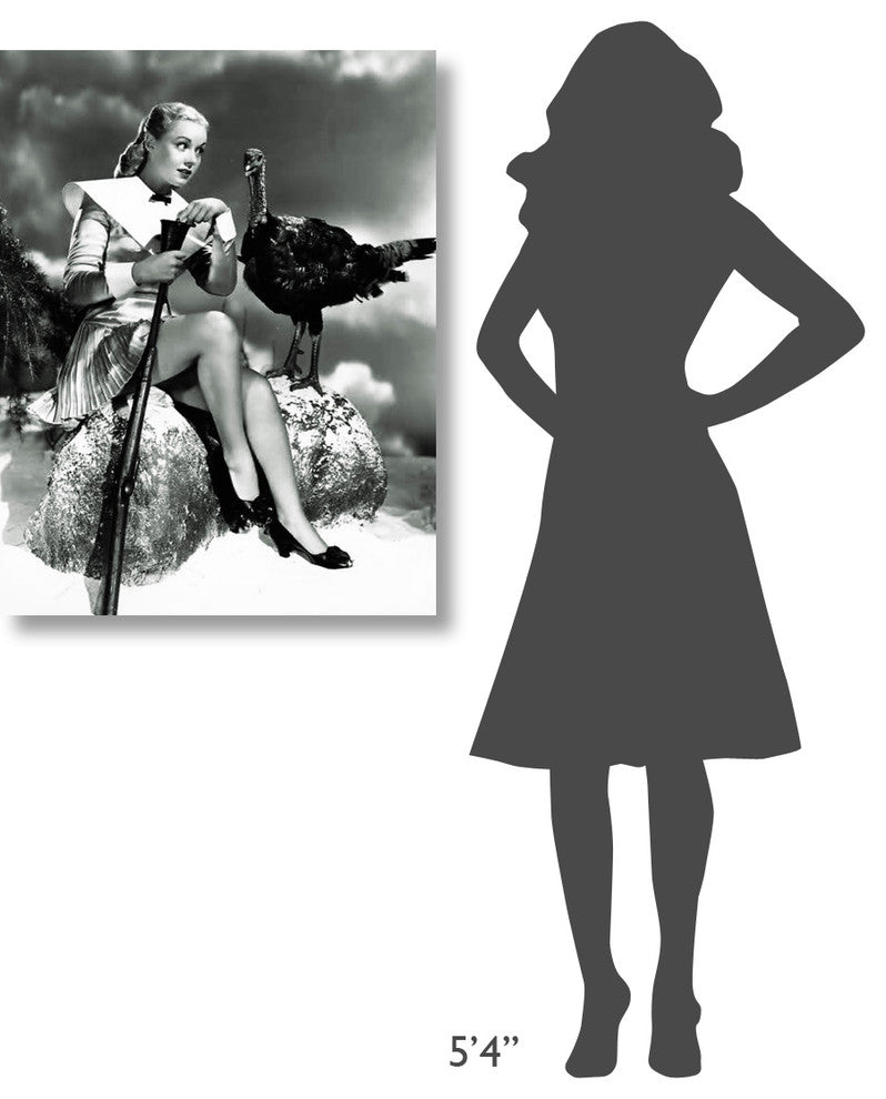 "Doris Day with a Thanksgiving Turkey" Canvas by Hollywood Photo Archive, 28x36"