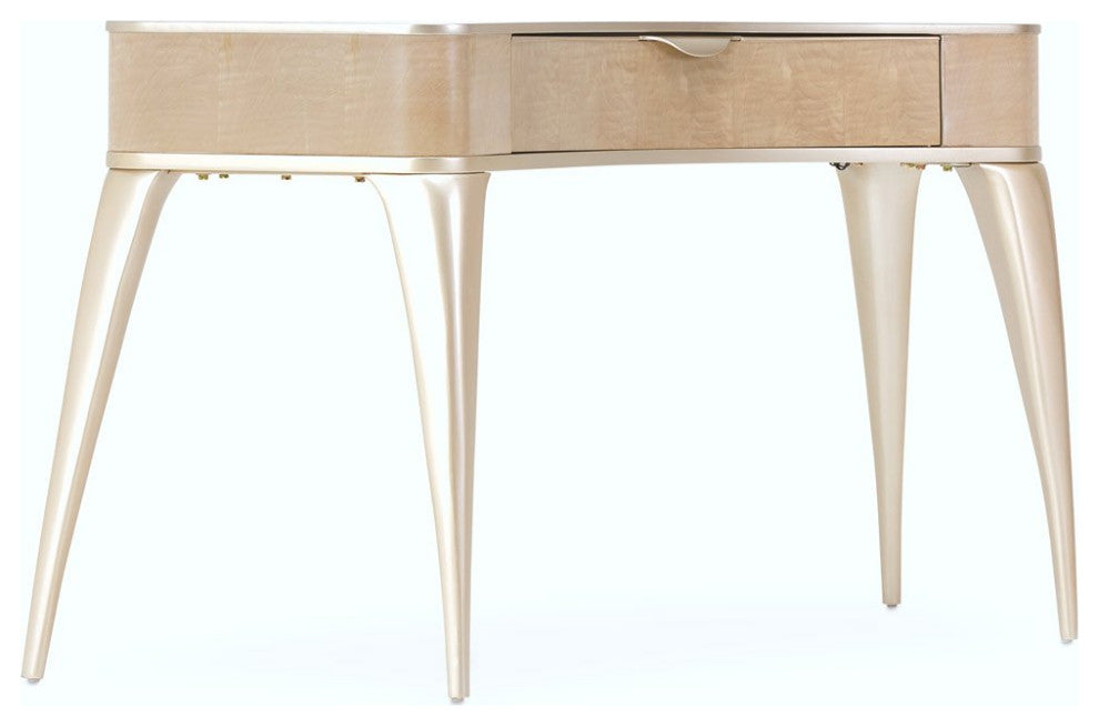 Aico Amini Malibu Crest Vanity Writing Desk in Blush