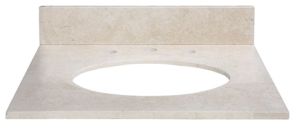 RYVYR MAUT250CM Stone Top - 25-inch for Oval Undermount Sink