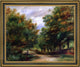 Pierre Auguste Renoir Road near CagnesFramed Premium Canvas Print, 16"x20"