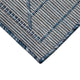 Carmel Pyramid Indoor/Outdoor Rug Navy 1'11"x7'6"