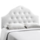 Sovereign King Vinyl Headboard, White