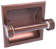 Clearview Recessed Toilet Paper Holder with Dotted Accents, Antique Copper