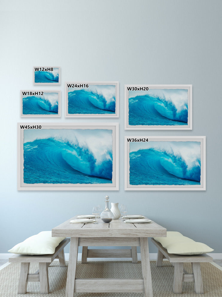 "Go With the Flow" Framed Painting Print, 36x24