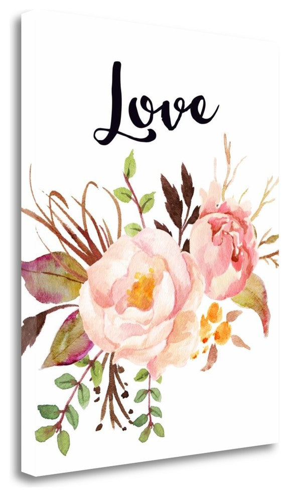 "Love" By Tara Moss, Fine Art Giclee Print on Gallery Wrap Canvas, Ready to Hang