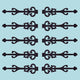 Wrought Iron Dummy Hinge Decorative Cover Plate 11" Pack of 10 Renovators Supply