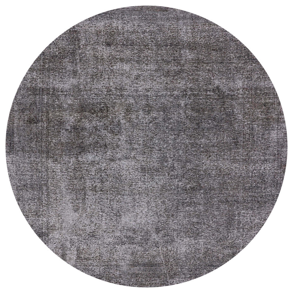 Ahgly Company Indoor Round Mid-Century Modern Area Rugs, 8' Round