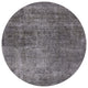 Ahgly Company Indoor Round Mid-Century Modern Area Rugs, 8' Round