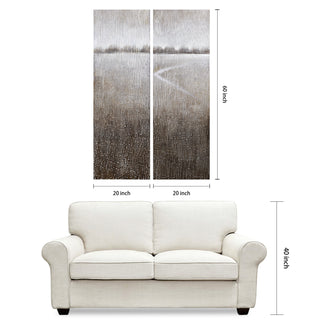 Listlessness Textured Metallic Hand Painted Wall Art by Martin Edwards