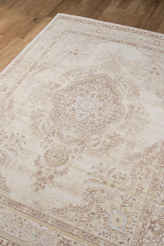 Isabella ISA-1 Machine Made Area Rug, Ivory, 9'3"x11'10"