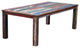 Teak Wood Dining Table Made From Recycled Teak Wood Boats, 71 X 43"