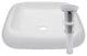 Bianco Porcelain Vessel Sink and Drain, Chrome