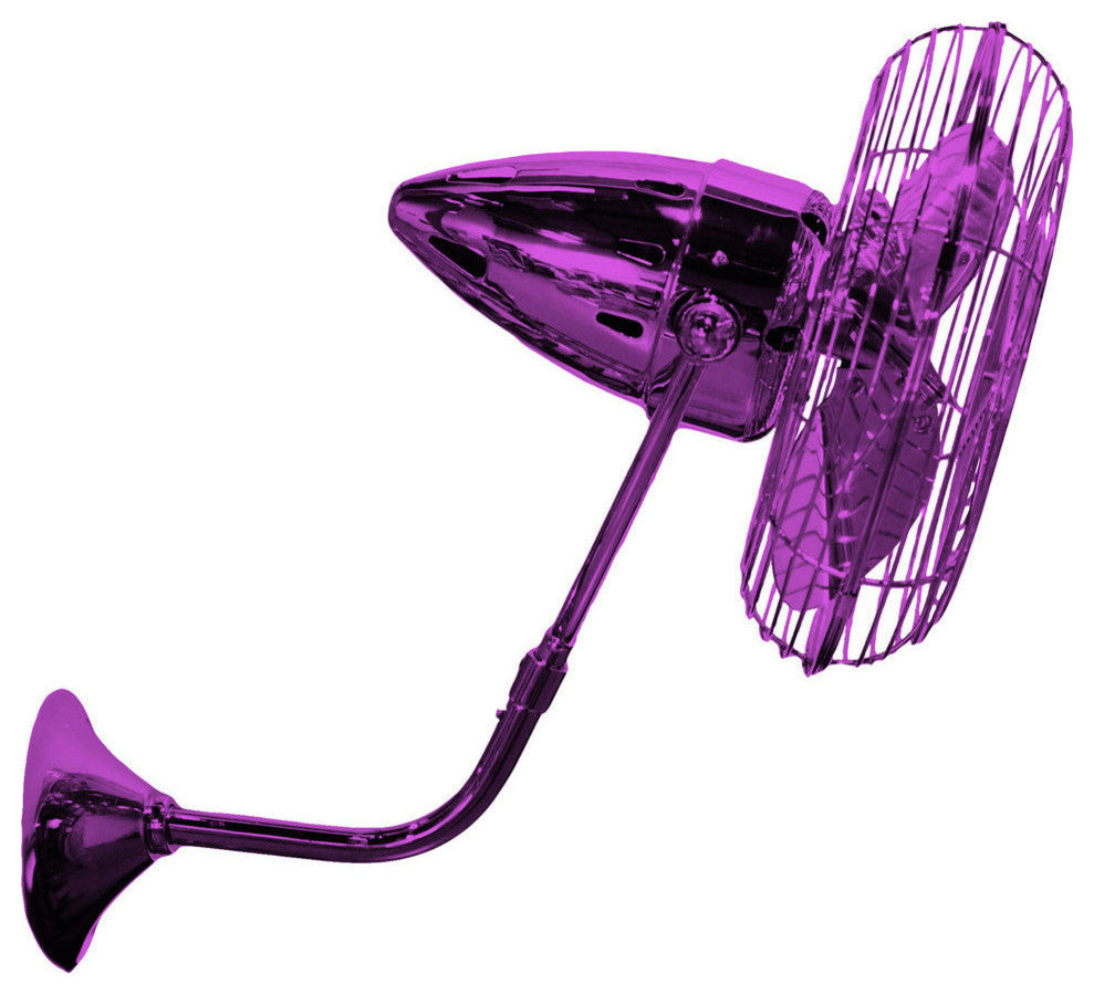 Bruna Parede Directional Wall Fan, Light Purple