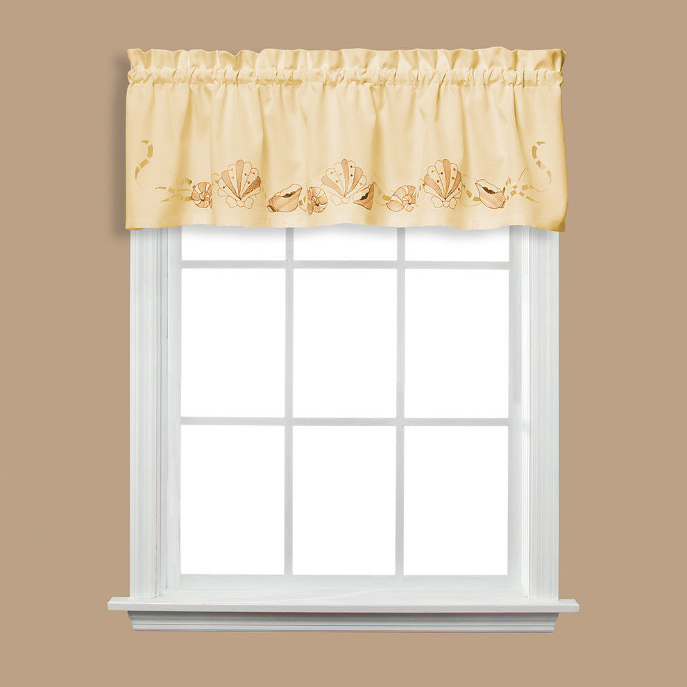 Saturday Knight Seabreeze 57x13 Valance, Sand