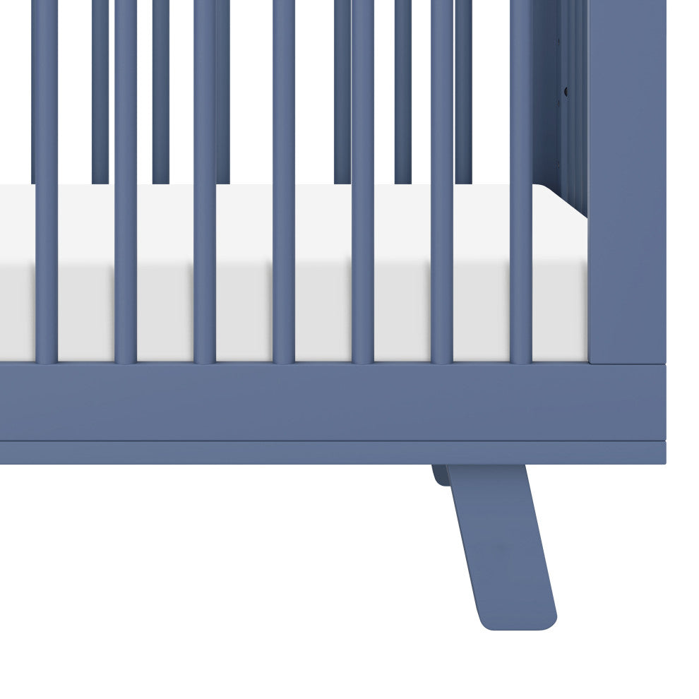Hudson 3-in-1 Convertible Crib With Toddler Bed Conversion Kit, Cove Blue