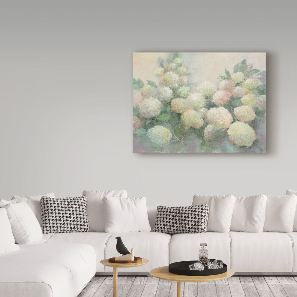 Julia Purinton ''Annabelle Hydrangeas'' Canvas Art, 19"x14"