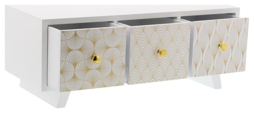 White Contemporary Jewellery Box