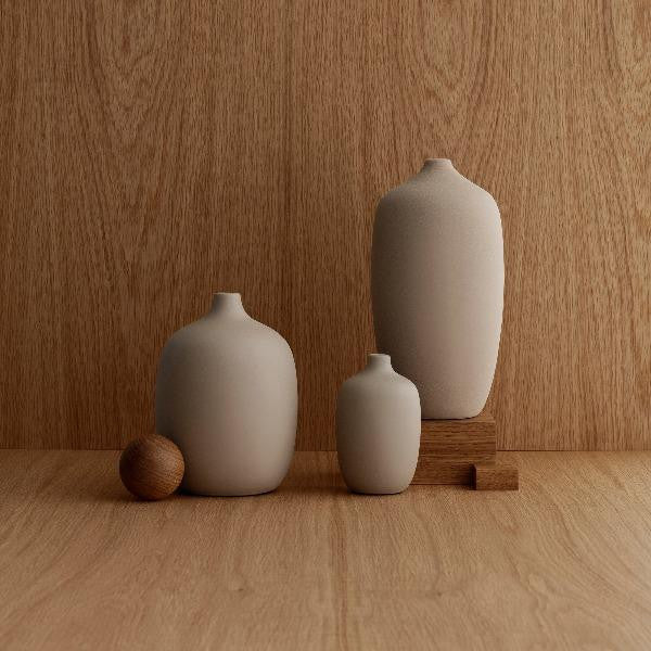 Ceola Vase Ceramic 4X8, White