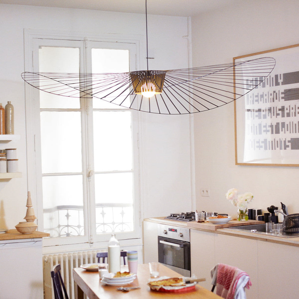 Lilly Pendant Lamp, Cooper, 67" in Dia