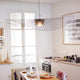 Lilly Pendant Lamp, Cooper, 67" in Dia