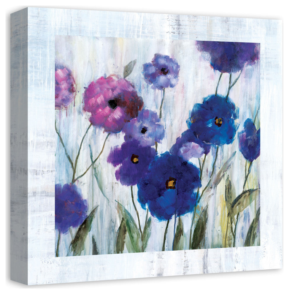 Garden Fresh Flowers 16x16 Canvas Wall Art